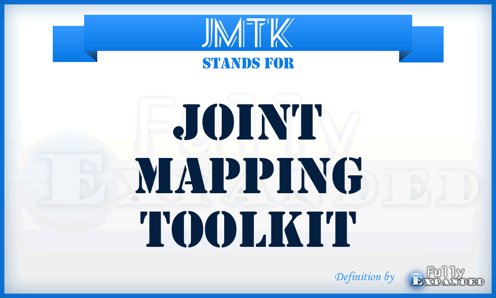 JMTK - Joint Mapping Toolkit