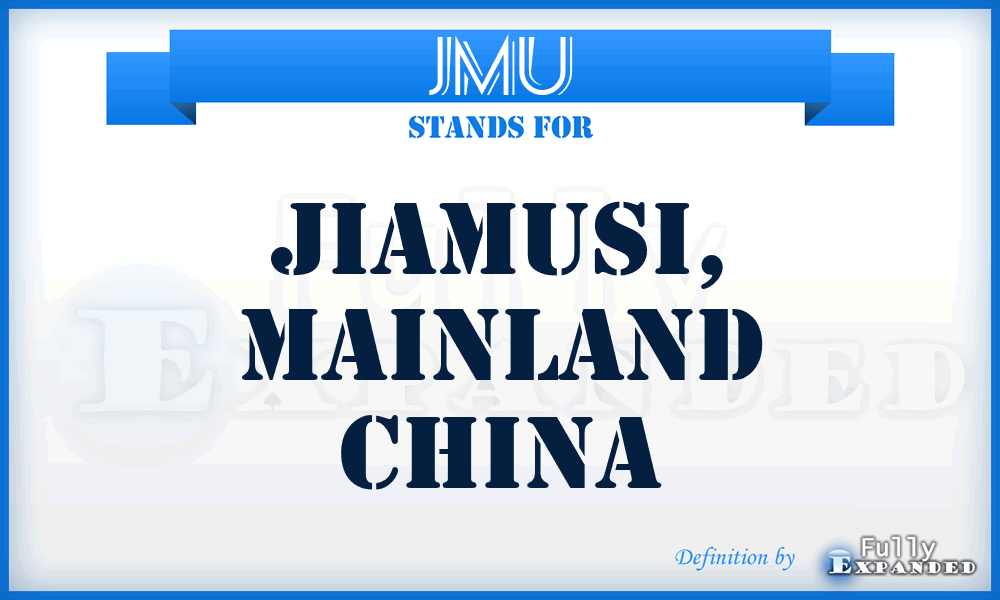 JMU - Jiamusi, Mainland China