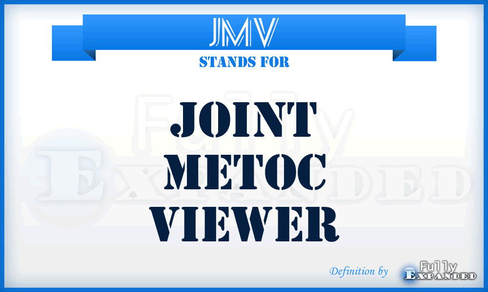 JMV - joint METOC viewer