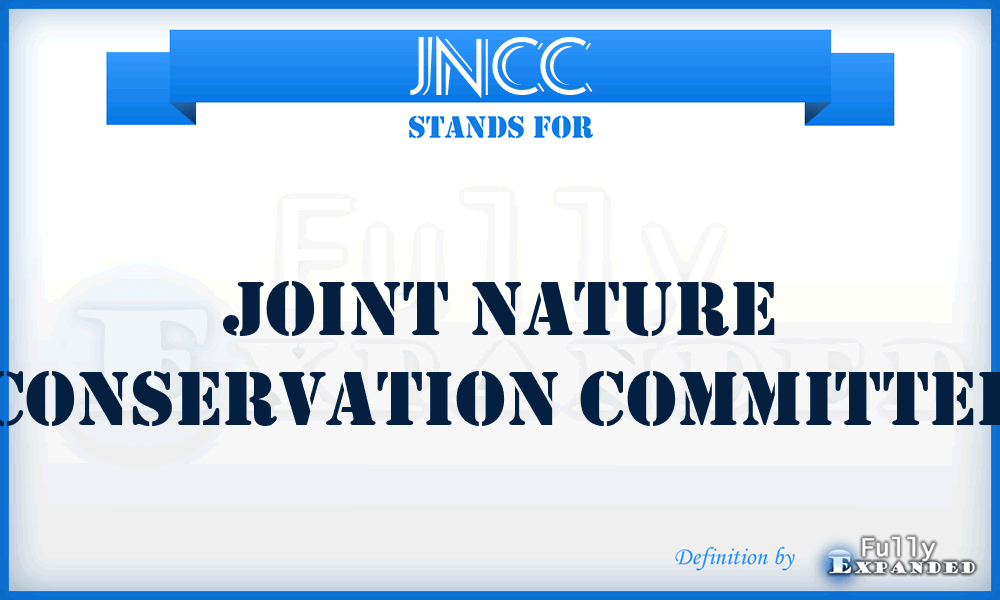 JNCC - Joint Nature Conservation Committee