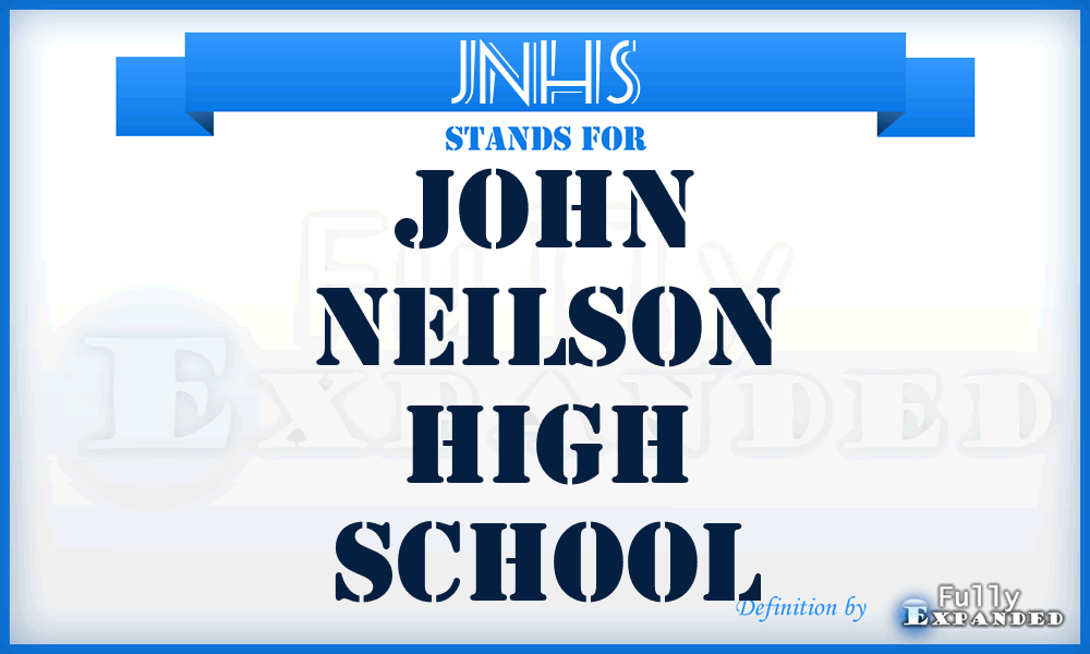 JNHS - John Neilson High School
