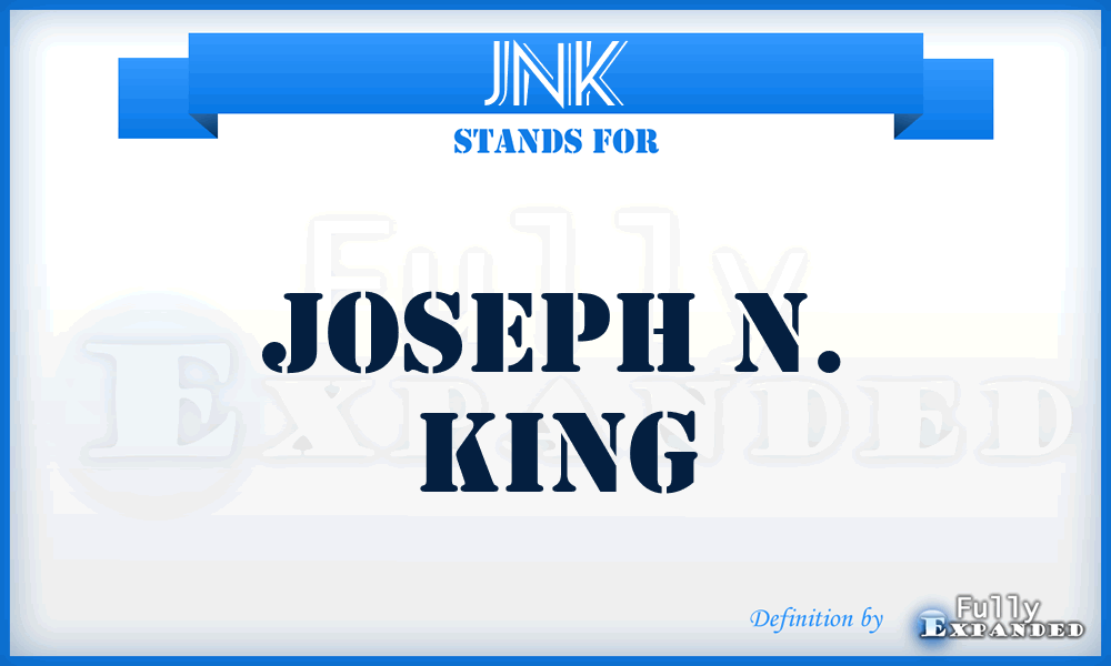 JNK - Joseph N. King