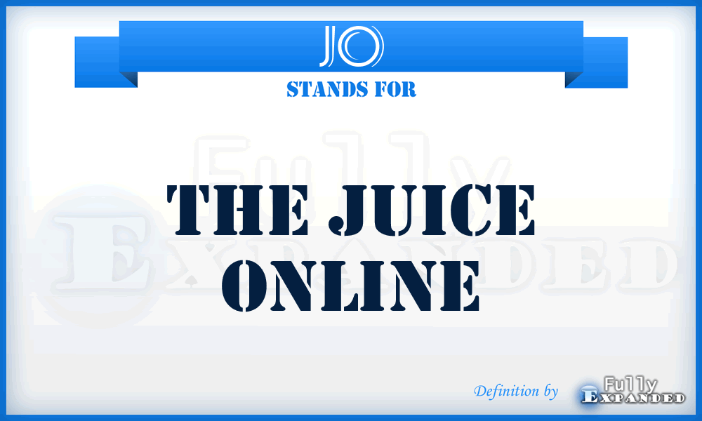 JO - The Juice Online