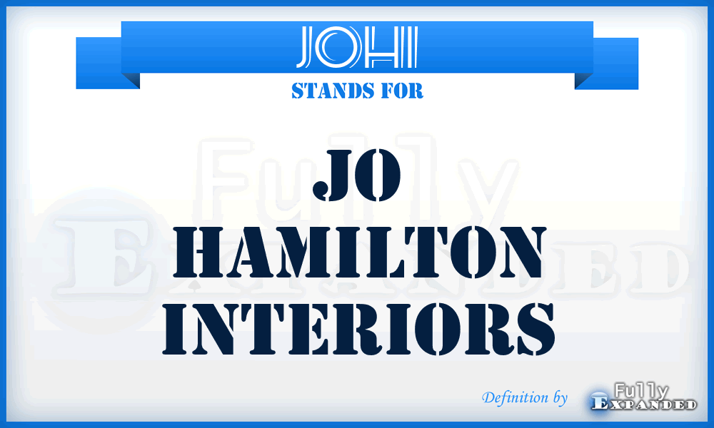 JOHI - JO Hamilton Interiors