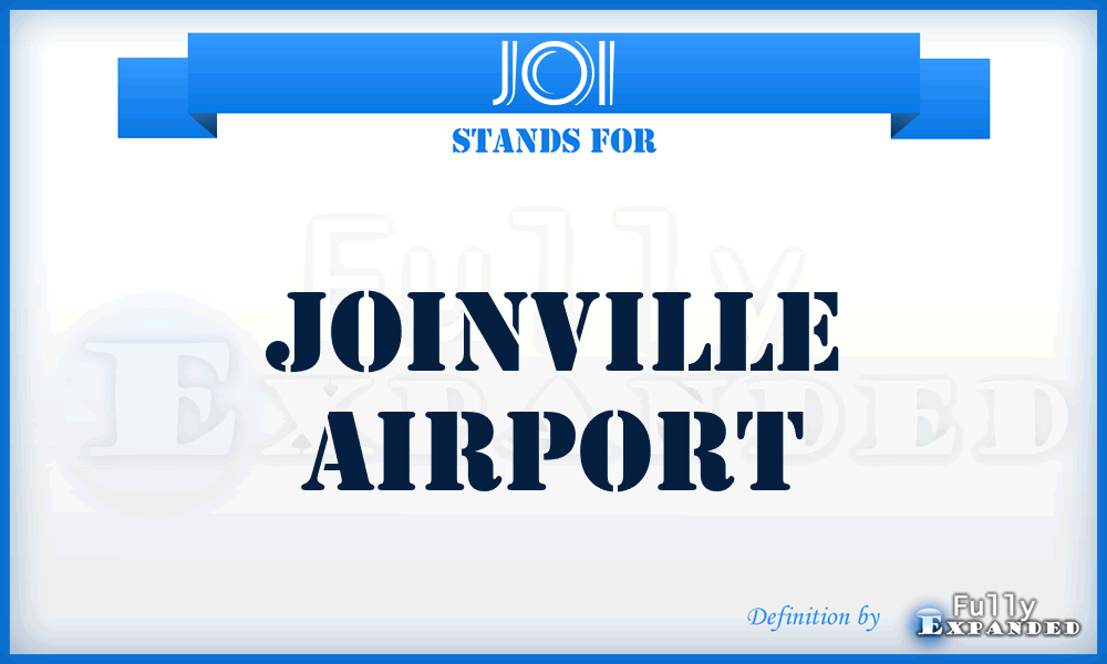 JOI - Joinville airport