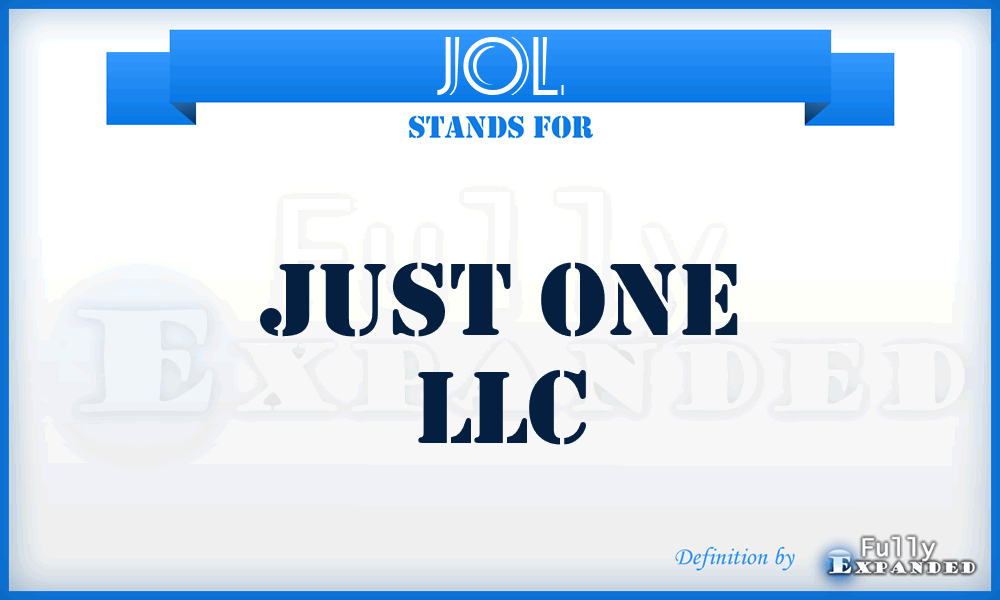 JOL - Just One LLC