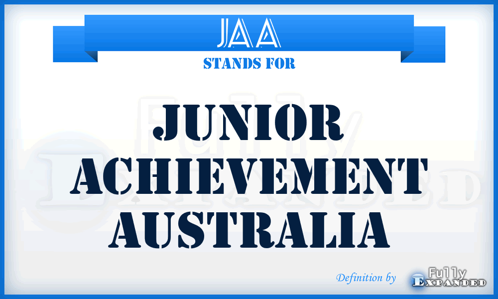 JAA - Junior Achievement Australia