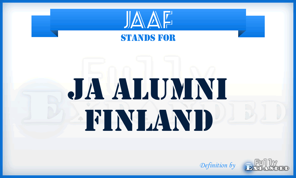 JAAF - JA Alumni Finland