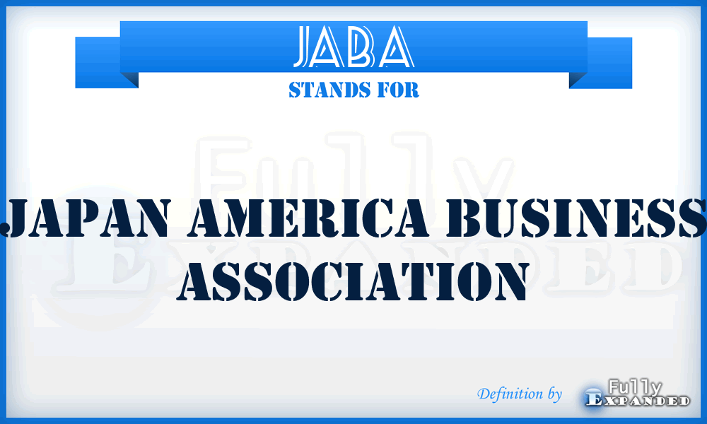 JABA - Japan America Business Association