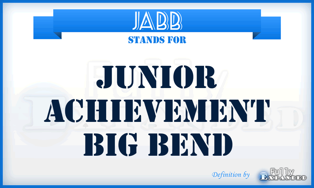 JABB - Junior Achievement Big Bend