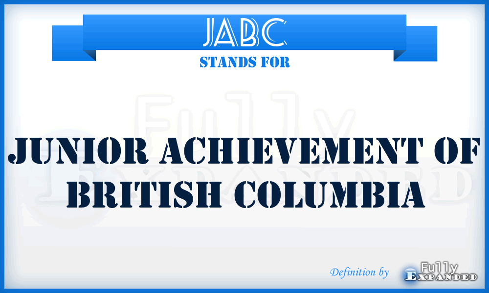 JABC - Junior Achievement of British Columbia