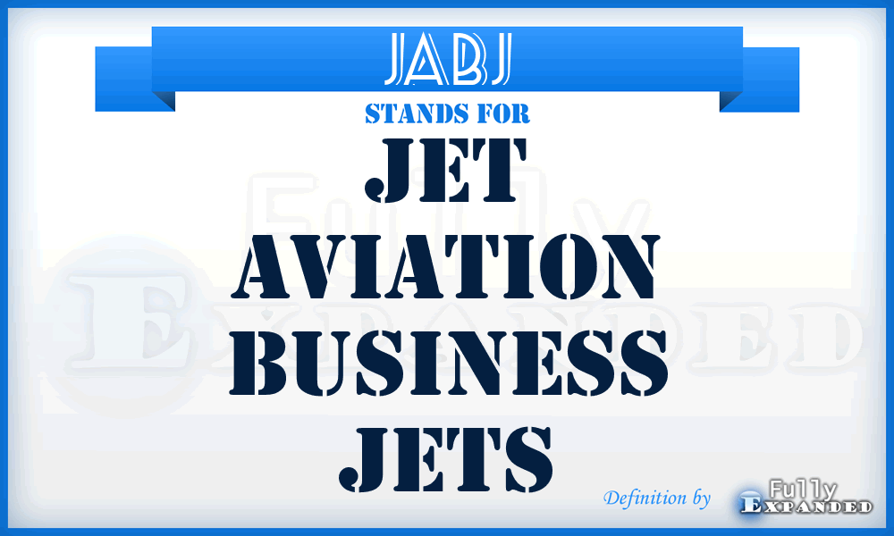 JABJ - Jet Aviation Business Jets