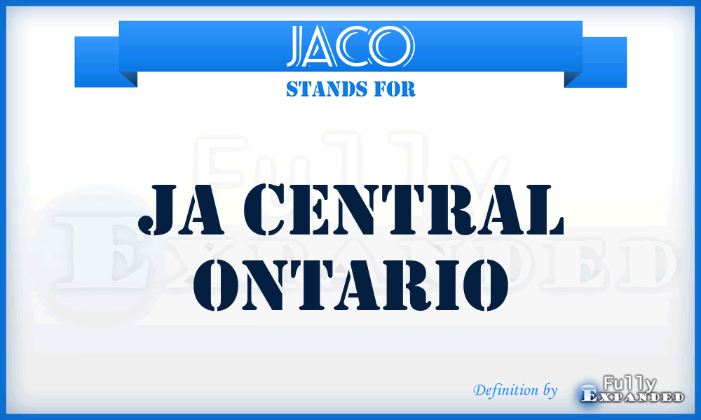 JACO - JA Central Ontario