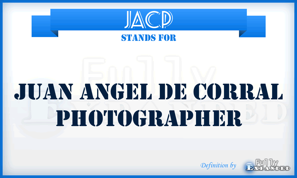 JACP - Juan Angel de Corral Photographer