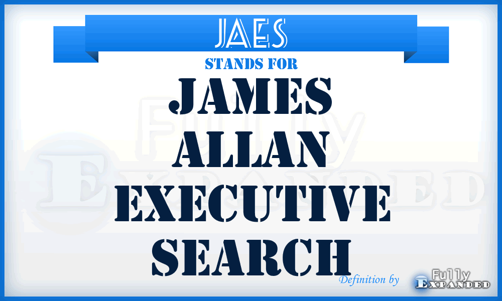 JAES - James Allan Executive Search