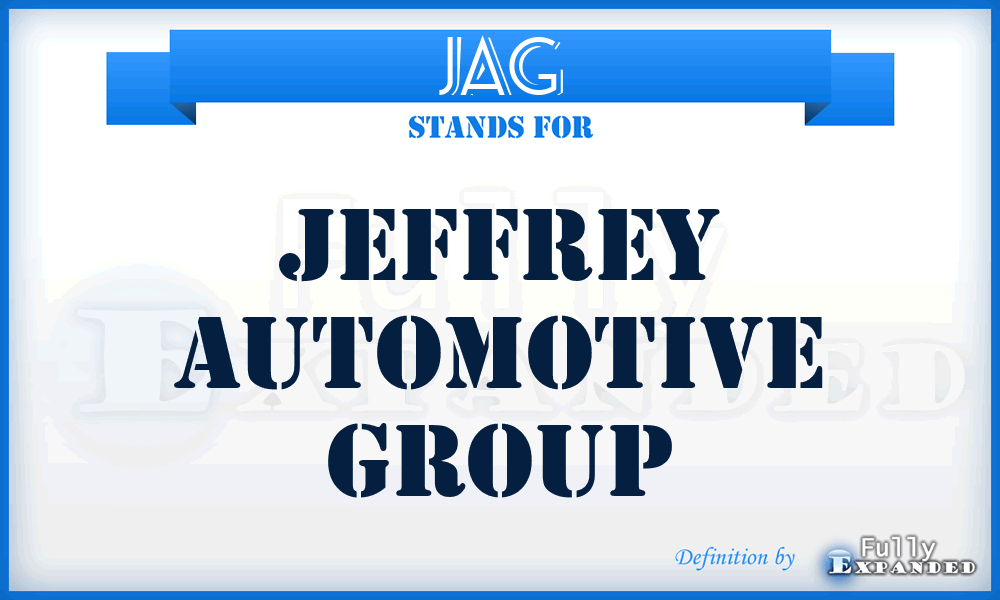 JAG - Jeffrey Automotive Group