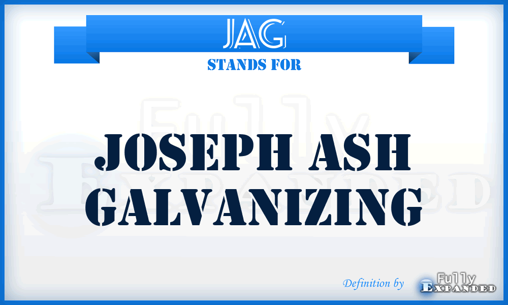 JAG - Joseph Ash Galvanizing