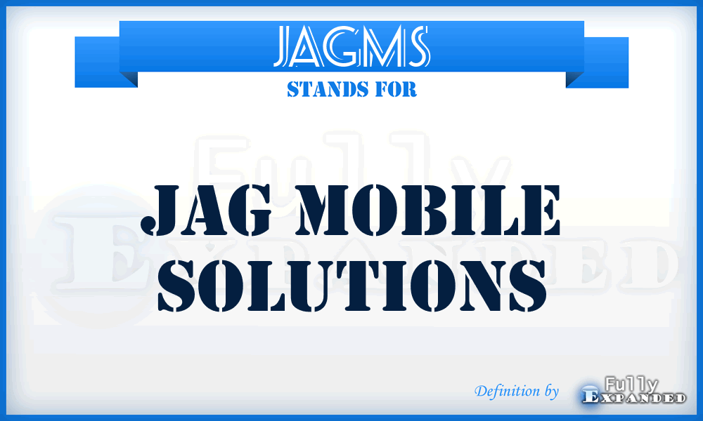 JAGMS - JAG Mobile Solutions