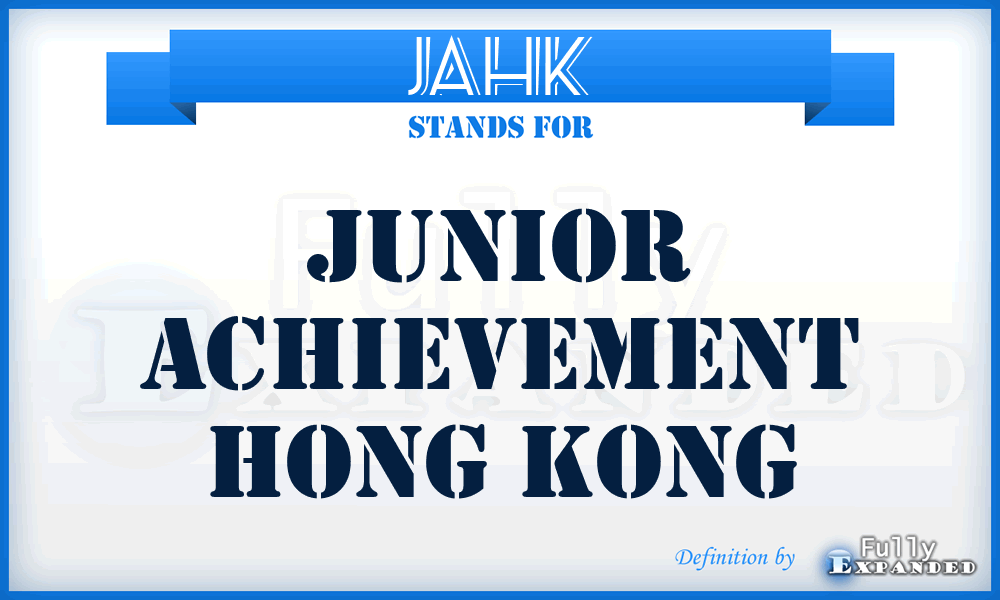 JAHK - Junior Achievement Hong Kong