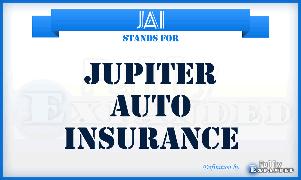 JAI - Jupiter Auto Insurance