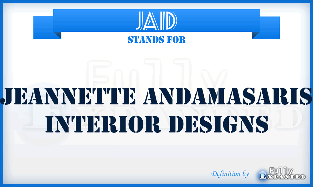 JAID - Jeannette Andamasaris Interior Designs