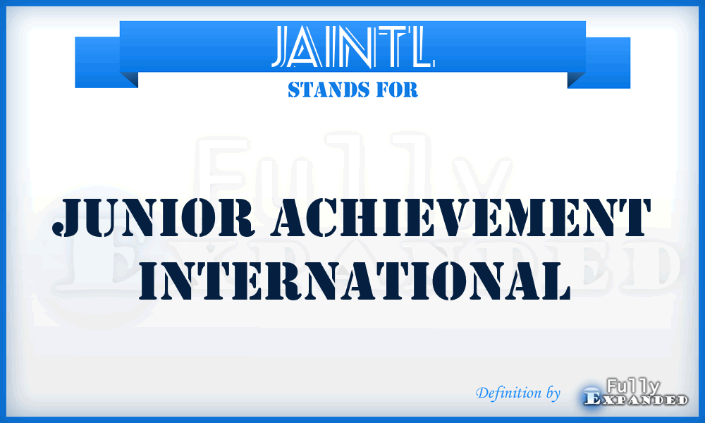 JAINTL - Junior Achievement International