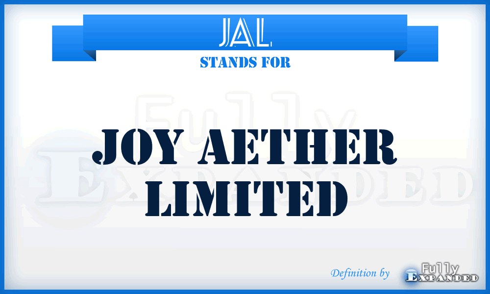 JAL - Joy Aether Limited