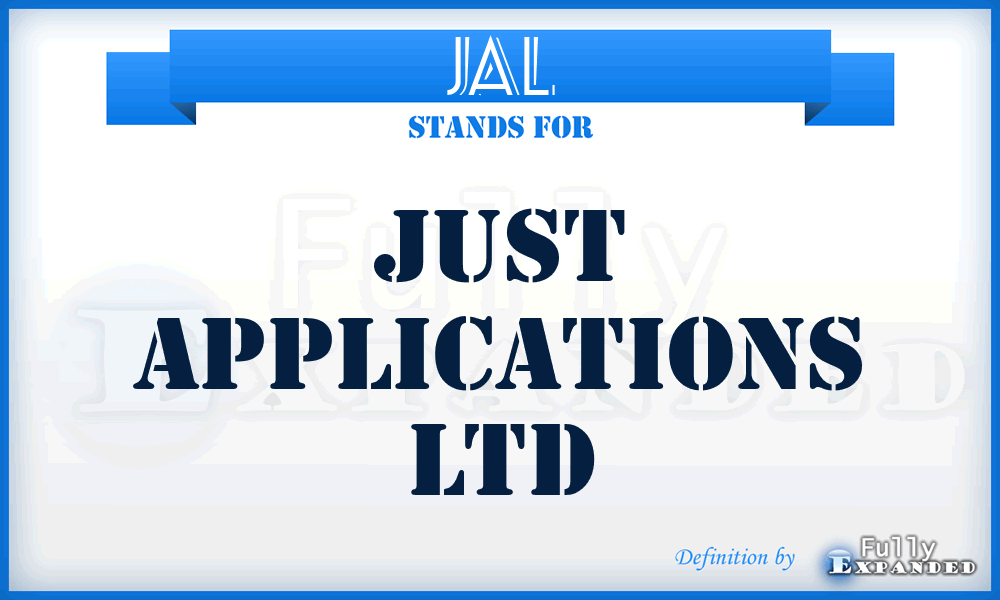 JAL - Just Applications Ltd