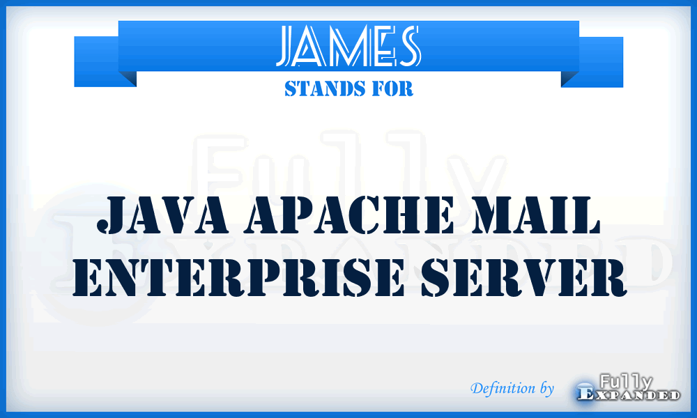 JAMES - Java Apache Mail Enterprise Server