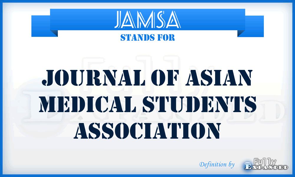 JAMSA - Journal of Asian Medical Students Association
