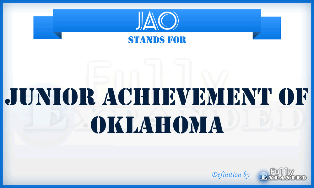 JAO - Junior Achievement of Oklahoma