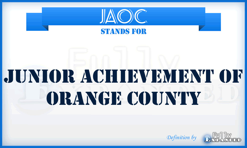 JAOC - Junior Achievement of Orange County