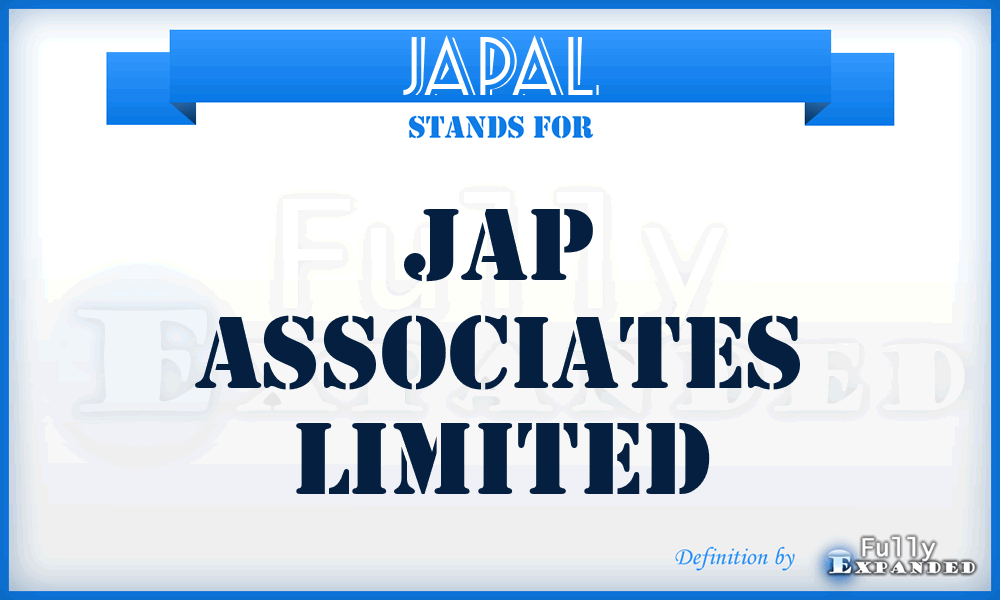 JAPAL - JAP Associates Limited