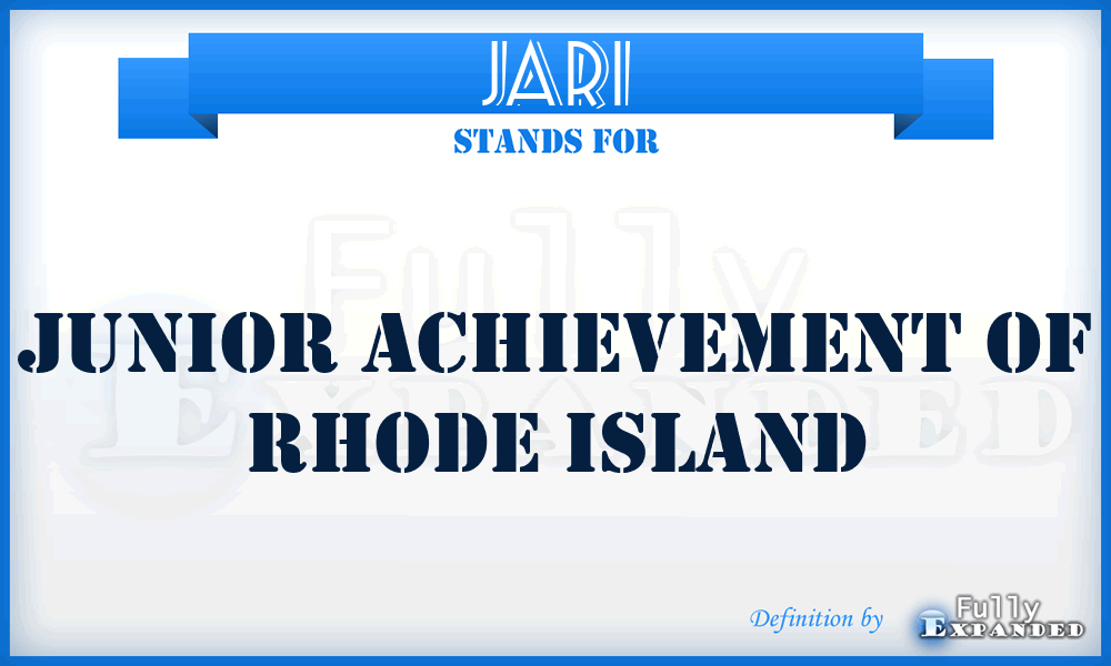 JARI - Junior Achievement of Rhode Island