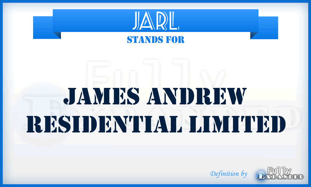 JARL - James Andrew Residential Limited