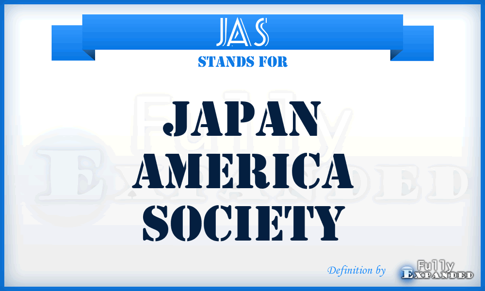 JAS - Japan America Society