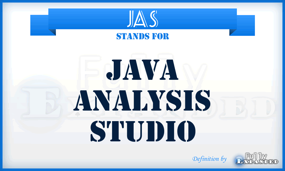 JAS - Java Analysis Studio