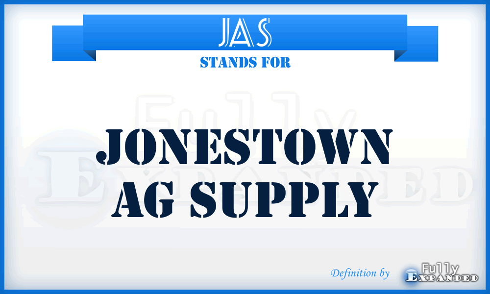 JAS - Jonestown Ag Supply