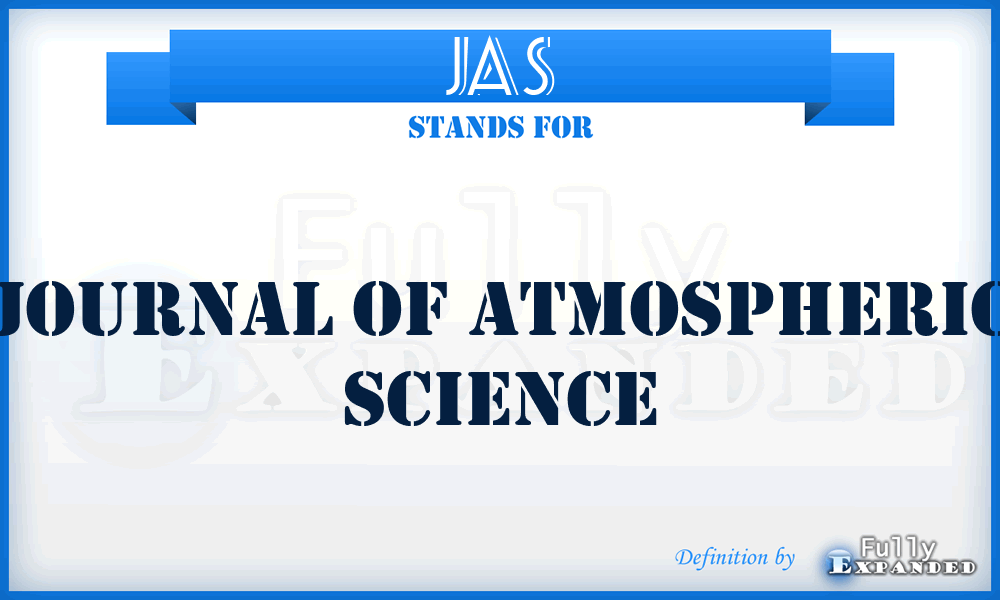 JAS - Journal of Atmospheric Science