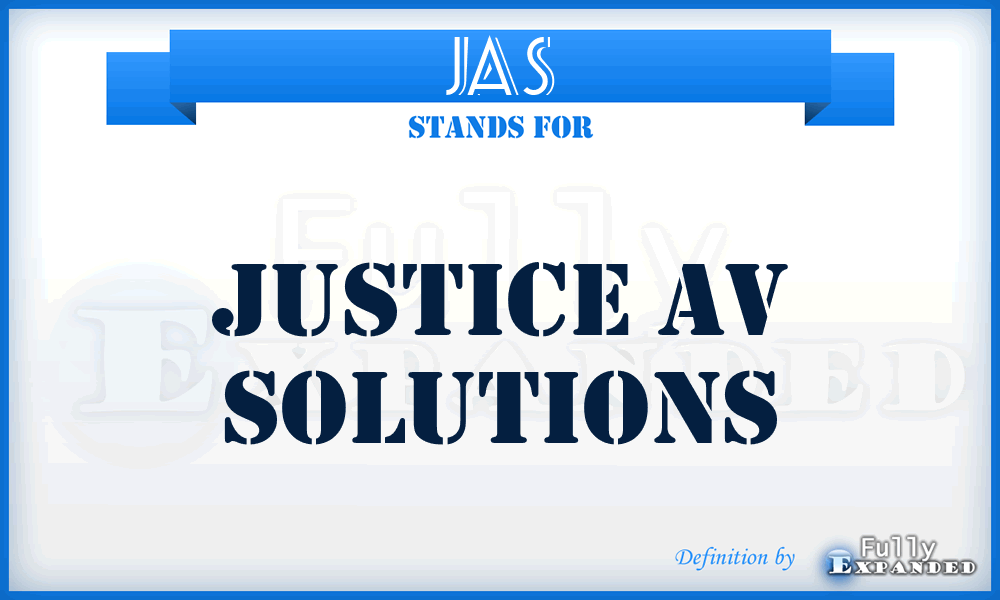 JAS - Justice Av Solutions