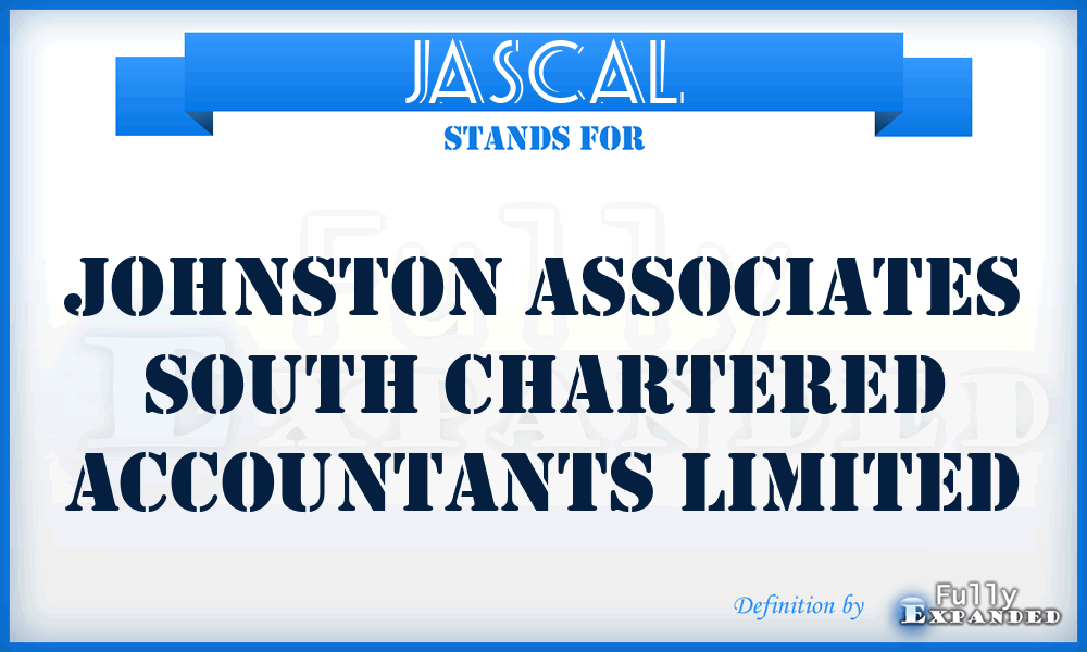 JASCAL - Johnston Associates South Chartered Accountants Limited