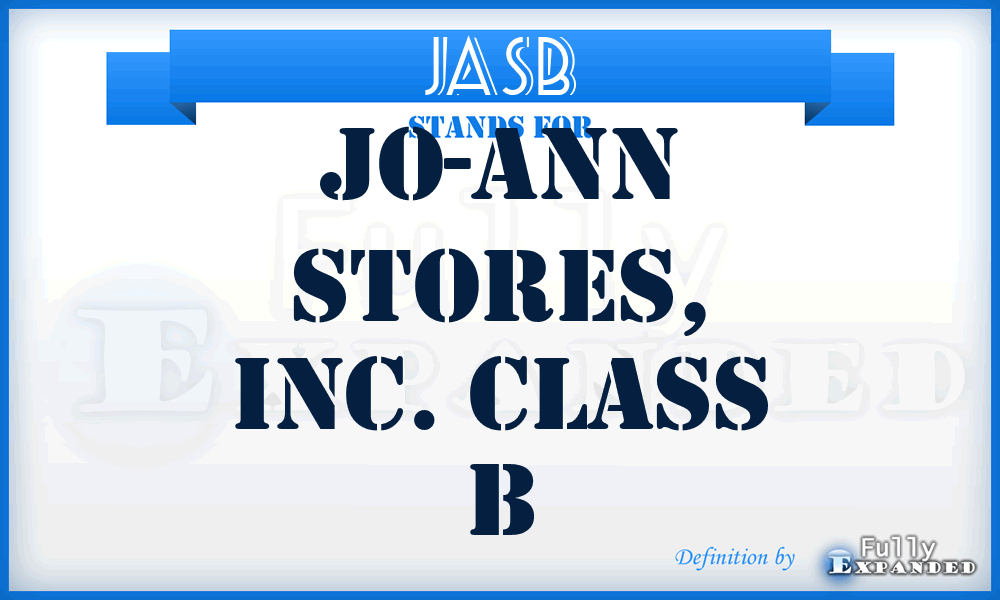 JASB - JO-ANN Stores, Inc. Class B