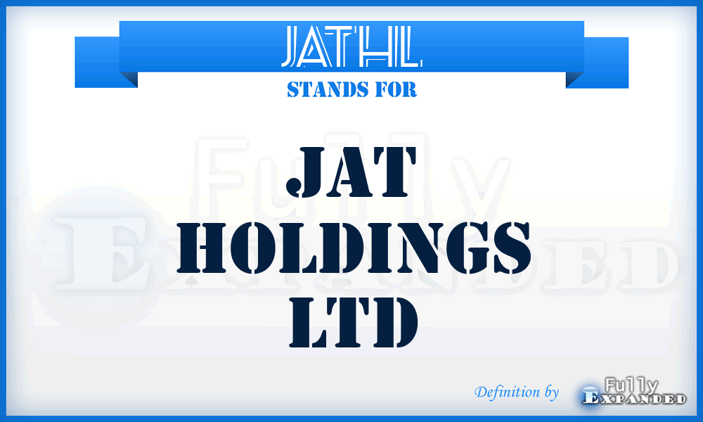 JATHL - JAT Holdings Ltd