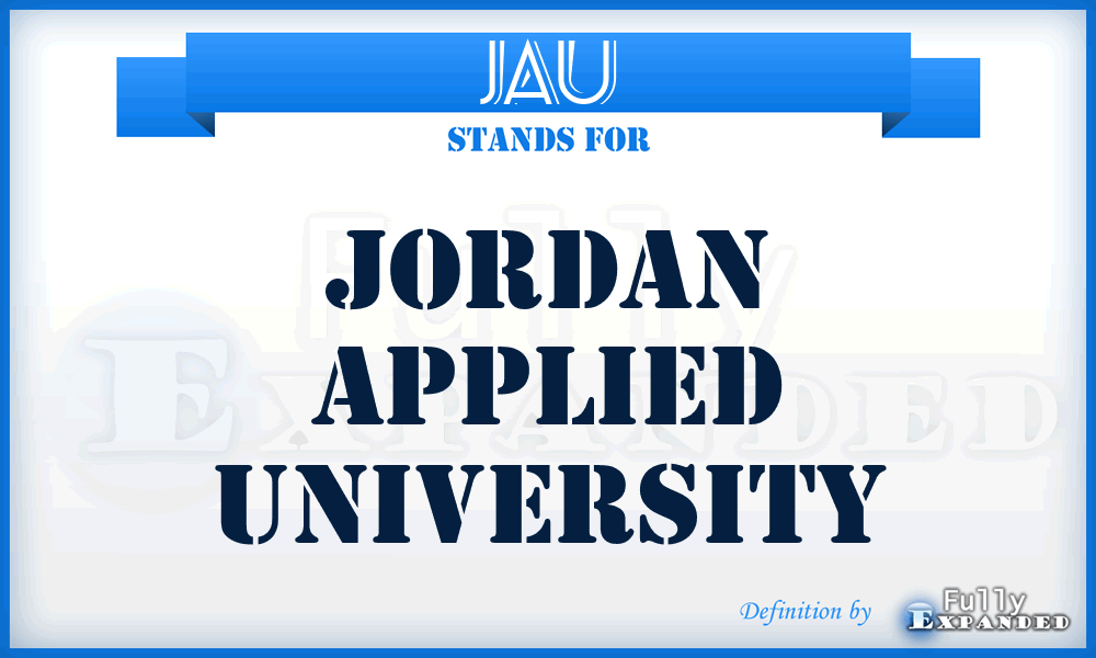 JAU - Jordan Applied University