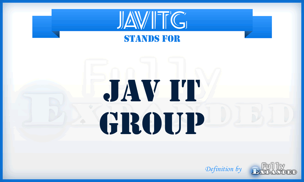 JAVITG - JAV IT Group