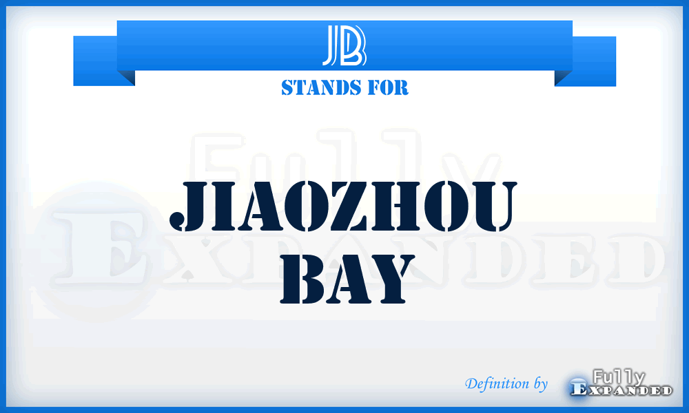 JB - Jiaozhou Bay