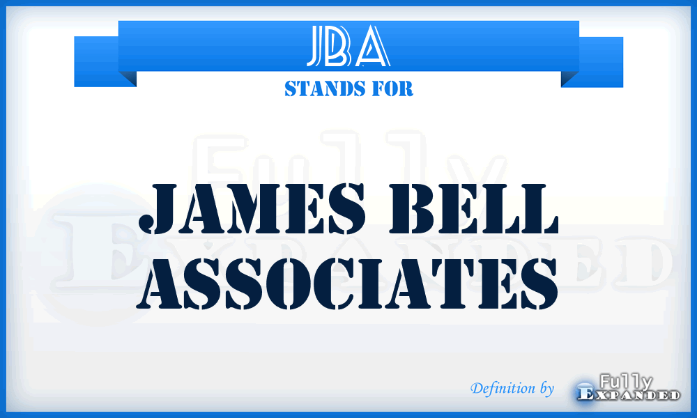JBA - James Bell Associates