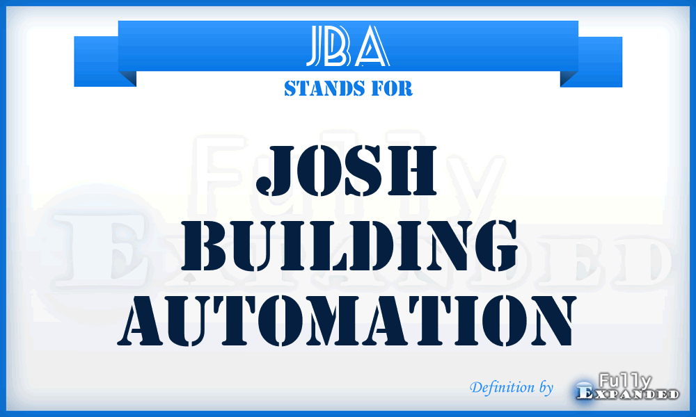 JBA - Josh Building Automation