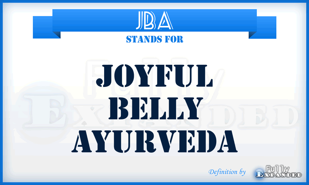 JBA - Joyful Belly Ayurveda