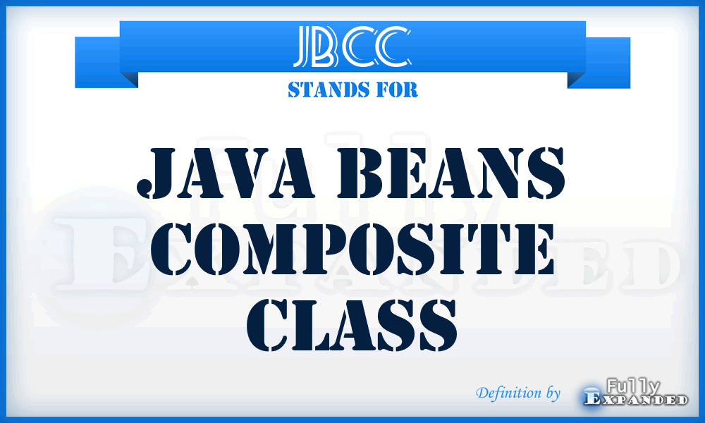 JBCC - Java Beans Composite Class